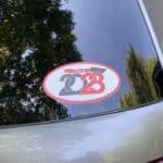 2023 Graduate Decal Black And Red