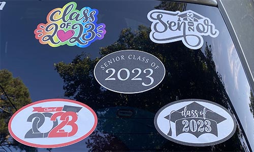 2023 Graduation Senior Car Decals
